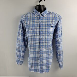 vineyard vines performance‎ harbor shirt L blue 3032